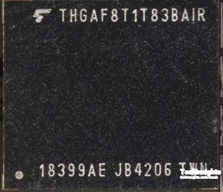 Figure 4 Flash Memory: Toshiba THGAF8T1T83BAIR