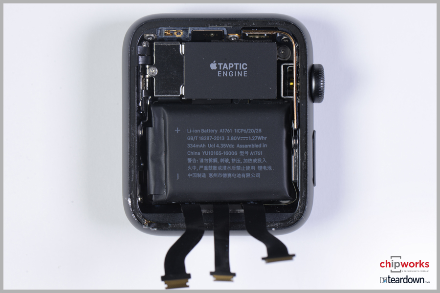 Taptic engine and battery